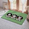 Cute Cartoon Mafalda Floor Mat Eco  Flannel Doormat Non Slip Odorless Indoor Floor Rug Soft Short Plush Home Mat