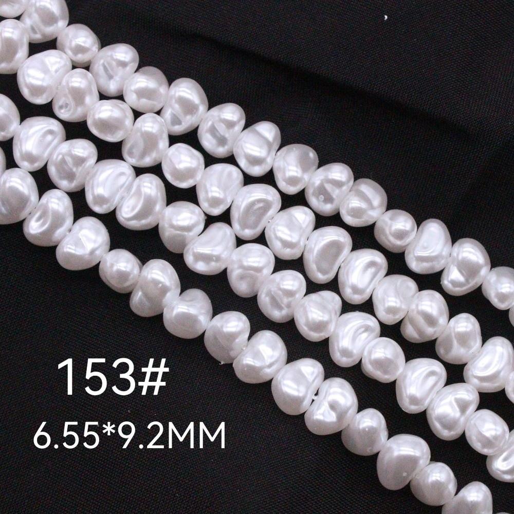 4.5-7.9mm Imitation pearl Irregular Shape Baroque Style Semi-Finished Beads ABS Irregular Pearls Earrings Making