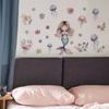 Mermaid Princess and Jellyfish Wall Sticker Self-Adhesive Removable for Bedroom Living Room Background Home Decor