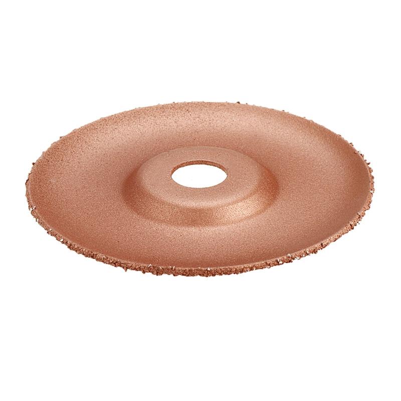4 Inch Tungsten Carbide Coating Wood Carving Disc Shaping Disc 100mm Diameter 16mm Bore for Angle Grinder