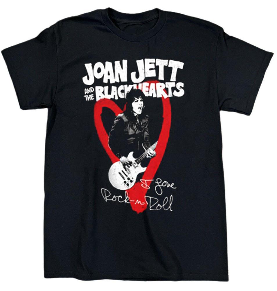 

Винтажная черная хлопковая футболка Joan Jett In Tour S-5XL TT89 Унисекс XL
