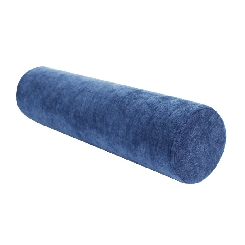 Solid Color Cylinder Pillow for Back Neck Legs Orthopedic Lumbar Support Cushion for Office Sofa Bed Sleeping Maternity Comfort