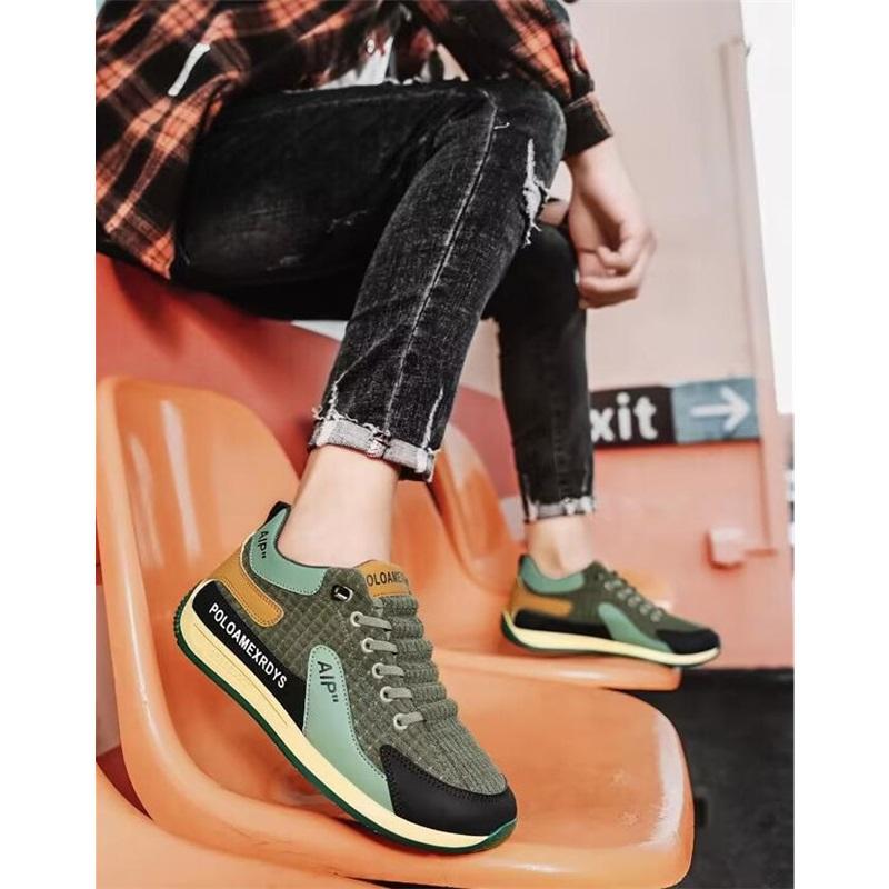 Cotton Men's Shoes, Casual Sports, All-match Casual Shoes, Men's Lightweight Flat-bottomed Running Shoes