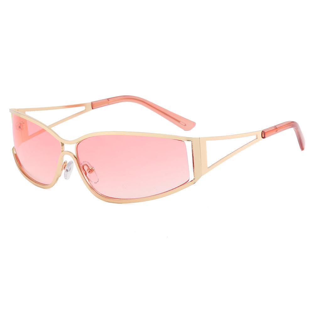 Retro Small Face Cut-Out Sunglasses - European & American Street Style Sunshades