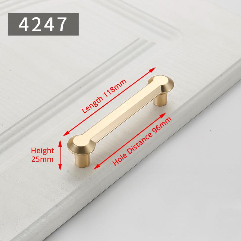 Zinc Alloy Pearl Gold Cabinet Knobs Kitchen Door Handles Drawer Cupboard Door Handle Cabinet Handles for Furniture Hardware