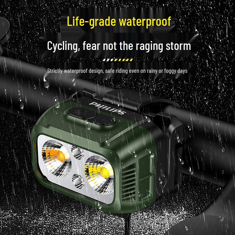 Philips SFL1341RHG Rechargeable Bicycle Headlight