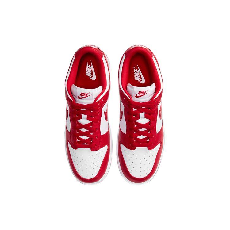 Nike Dunk Low Retro SP St. Johns 2020 Unisex Sneakers Red White University-Red CU1727-100