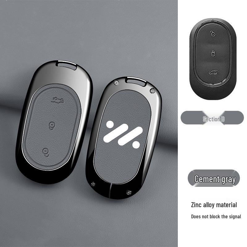 

Premium Key Case for ZEEKR LS6 Smart Remote - Men s and Women s Modified Bag with Buckle