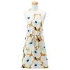 Marimekko Rasymatto Apron, Black and White with Polka Dots, Size 070692, Size 190, Length 84cm, Width 83cm [Parallel Import]