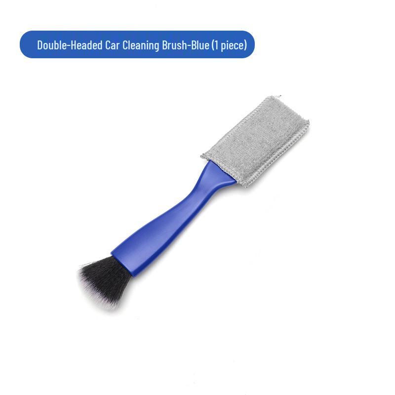 Double-Headed Soft Bristle Car Interior Cleaning Brush
