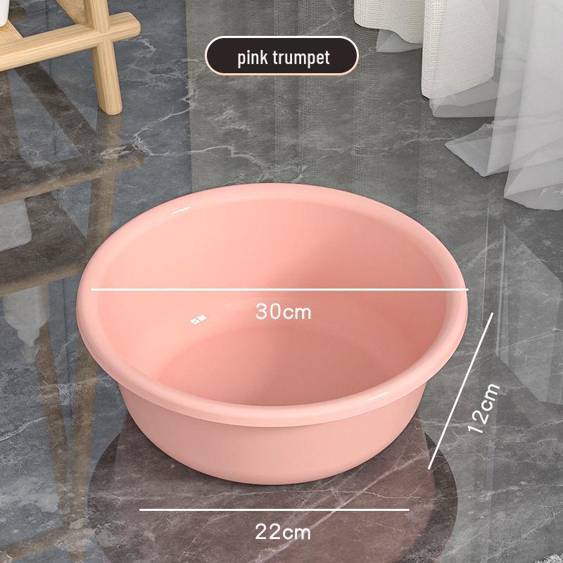 Extra Large Durable Plastic Washbasin for Laundry, Dormitory, Foot Soaking, and Baby Bathing