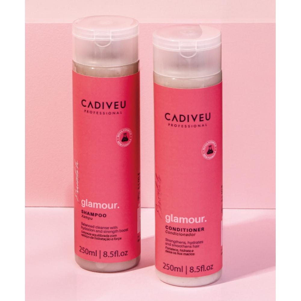 Cadiveu [free Shopping Bag] Glamour Shampoo   Conditioner Set  500ml NONE