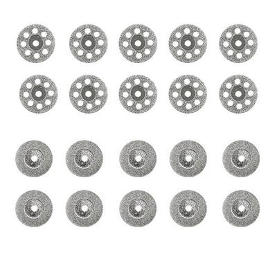10pcs 22mm Diamond Cutting Wheels Dremel Rotary Tool Die Grinder Metal Cut Off Disc Glass Marble Tile Granite Cutting Accessory