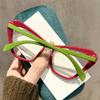 Oversized Cat Eye Color Collision Presbyopia Glasses for Women New Anti-blue Light Reading Glasses Diopters 0 TO +4.0