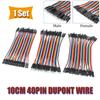 1 Set 40 Pin Dupont Jumper Kabloları 10CM 3 Tip Erkek-Erkek Dişi-Dişi Erkek-Dişi Çok Renkli Kablolar Arduino DIY Elektronik Projeleri İçin