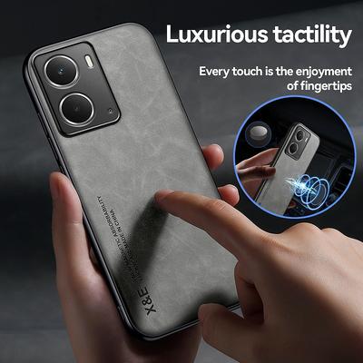 Funda For Realme Neo7x 5G Case Car Magnetic Holder Leather Phone Case For Realme P3 5G Neo 7x RealmeP3 Soft Ftame Protect Cover