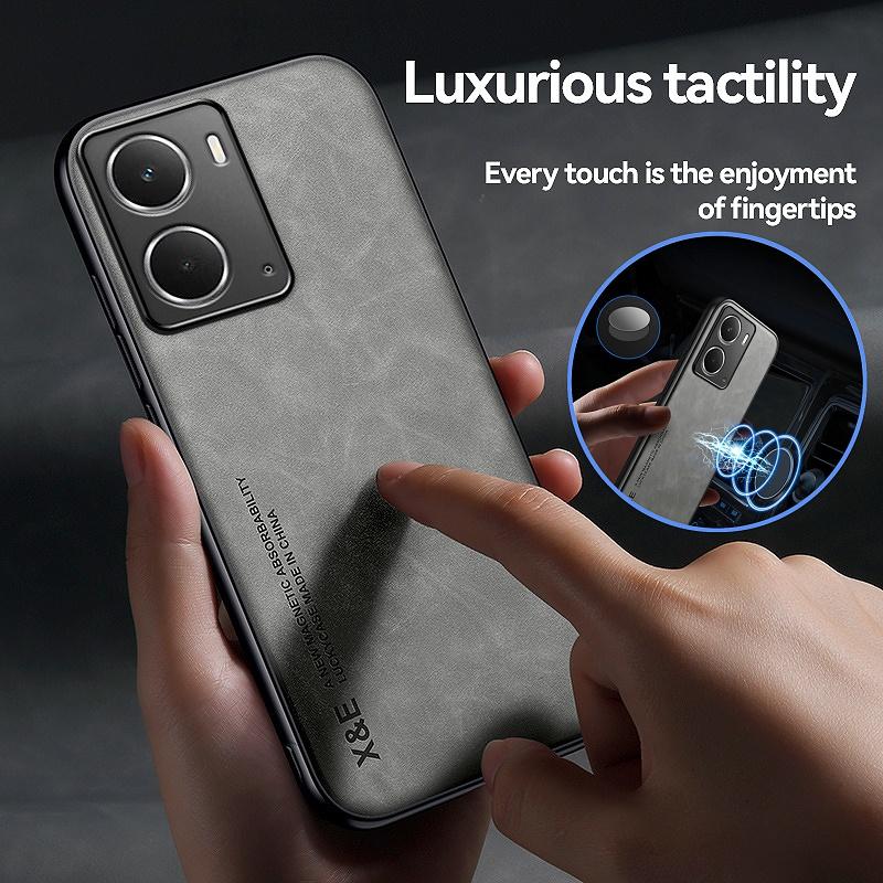 Funda For Realme Neo7x 5G Case Car Magnetic Holder Leather Phone Case For Realme P3 5G Neo 7x RealmeP3 Soft Ftame Protect Cover