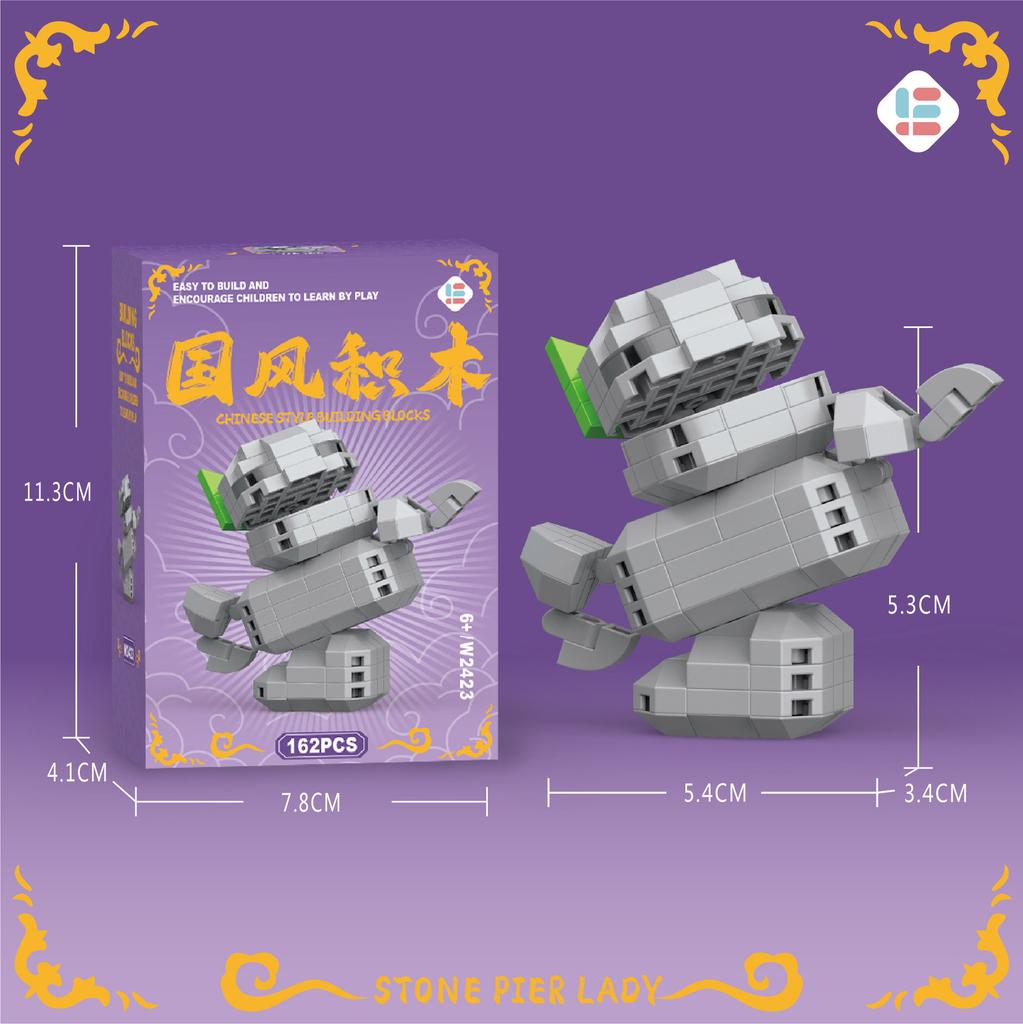 Kompatibel mit Lego Reise in den Westen Affenkönig Mythos Nezha Cartoon Peripherie Puzzle Zusammenbauen Baustein Kinderspielzeug Geschenk