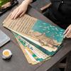 Tea Napkin Chinese Style Chinese Tea Towel Double-sided Waterproof Tea Cushion Ancient Painting Cloth Tea Mat Tea Table