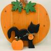 2pcs Mini Halloween Black Cat Ornament Cute Animal Statue Atmosphere Decoration Cat Figurine  Gift