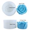 Rose Peony Flower Carnation Candle Silicone Mold Resin Epoxy Halloween Crafts DIY Ornament Jewelry Candle Making Tool