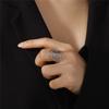 Angel Seal Archangel Metatron Cube Ring Women Stainless Steel Sacred Geometry Rings Amulet Religious Spiritual Jewelry
