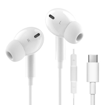 [Verbesserte Klangqualität Version] Typ-C Kopfhörer, Kabelgebunden, Kompatibel mit iPhone 15 und 16, USB-C Kopfhörer mit TYPE-C Anschluss, HIFI Klangqualität,