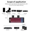Compactly 6Channel Audios Switcher For Clear Sound And Easy Setups Eliminates Noise and Sound Interferences Selector