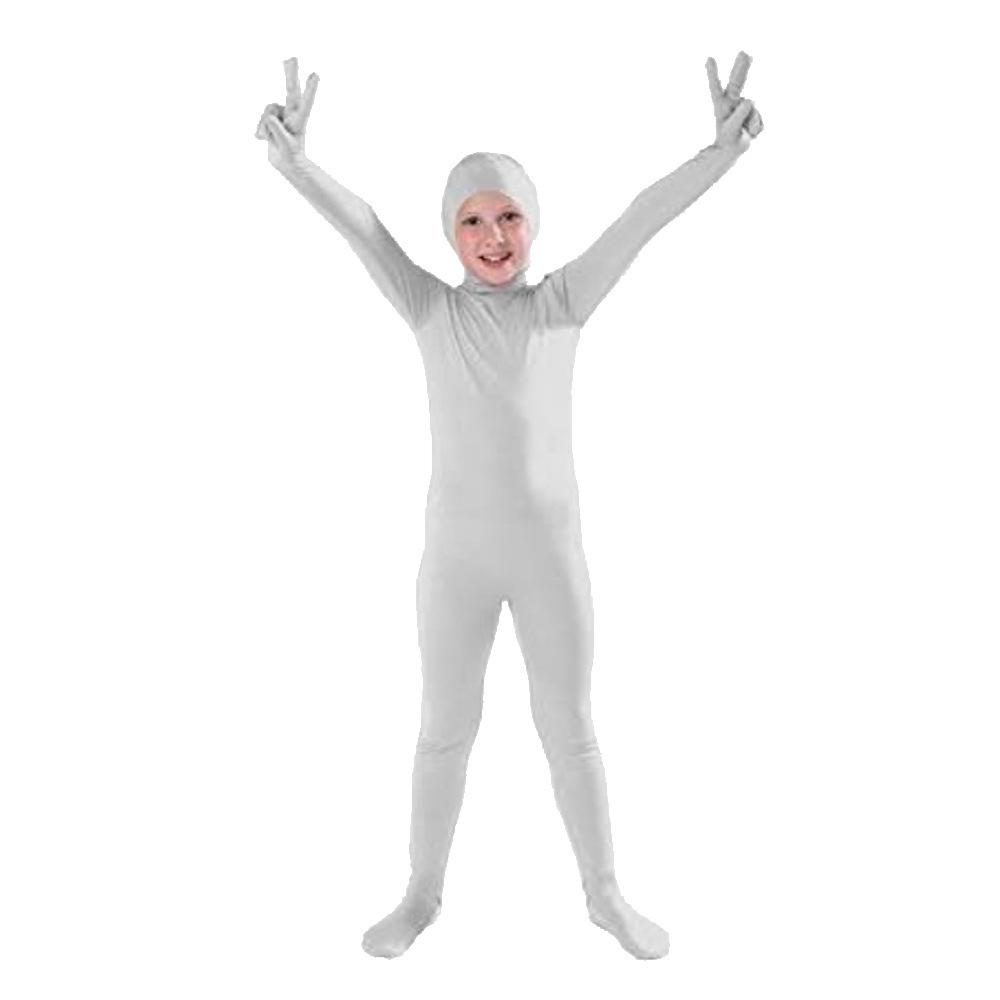 Halloween Cosplay Solid Color Full Body Open Face Zentai Bodysuit