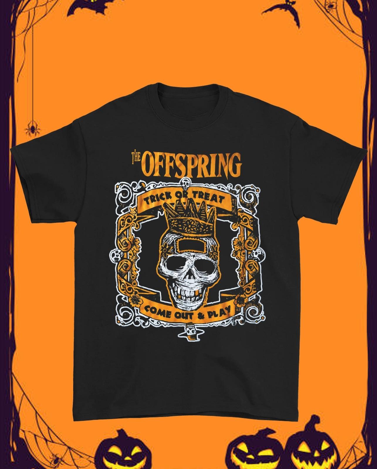 Vtg The Offspring Band Halloween Cotton Black T Shirt For Men All Size CM494 XXL