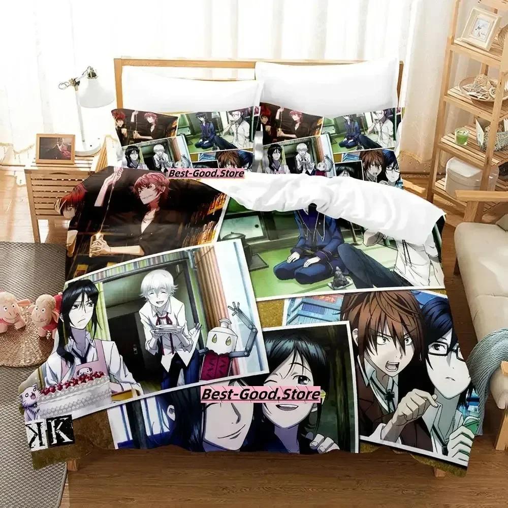 Anime K project Mikoto Suoh No Blod! No Bone! No Ash! Beding Set Printed With Pilowcase Bed Soft Duvet Cover Quen Super King-Sized Dimensionsd