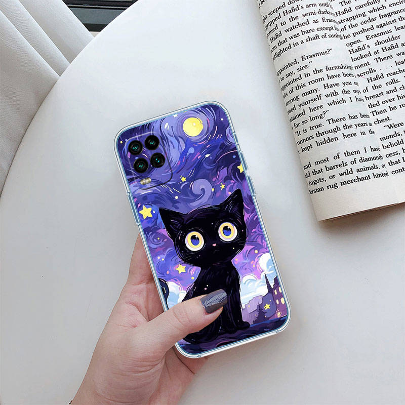 JO9 Kočka Kotě Mňau Pouzdro na telefon pro Motorola G34 G32 G31 G14 G84 G62 E32 G24 G72 G71 G73 G85 G200 G60S G60 G52 G51 G50 G42 G41 G32 G30
