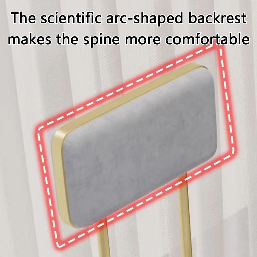75/65CM Barové židle s opěradly Domácí jídelna Vysoké stoličky Kavárna Lehký luxus Kovaná židle