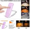 LED Mini USB Rechargeable Foldable Book Light - Portable, Eye-Protection Clip Lamp for Reading