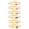 A Variety Of Fashionable And Personalized Women'S Children'S Cute Elements Epoxy Stainless Steel Gold Bracelet Length 12-17Cm