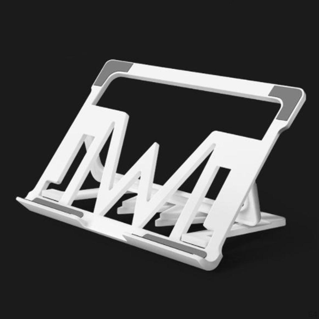 Adjustable Laptop Stand Support Bracket Metal Folding Notebook Riser Simple to Open and Assemble