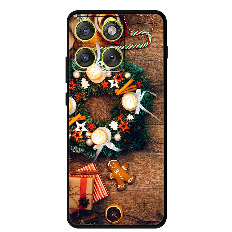 Christmas Phone Cases For Motorola Edge 70 5G Case Silicone Soft Back Cover Christmas Tree for Moto X70 Air 5G Edge70 Back Cover
