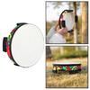 Kids Hand Drum Ground Drum Sheepskin Applique Tambourine Handheld Percussion Toy