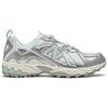 New Balance 610v1 Comfortable Fashion Synthetic Leather Wear-Resistant Low-Top Casual Running Shoes Unisex Sneaker Silver Green ML610TAX