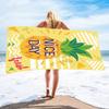 Summer Fruit Collection Digital-printed Polyester Superfine Fiber Double-sided Fleece Beach Vacation Bath Towel, Beach Towel