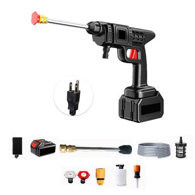 Lavadora de Pressão Sem Fio 22bar 300W Recarregável Portátil Alimentada por Bateria Limpadora de Carro de Alta Pressão Tomada US 110V