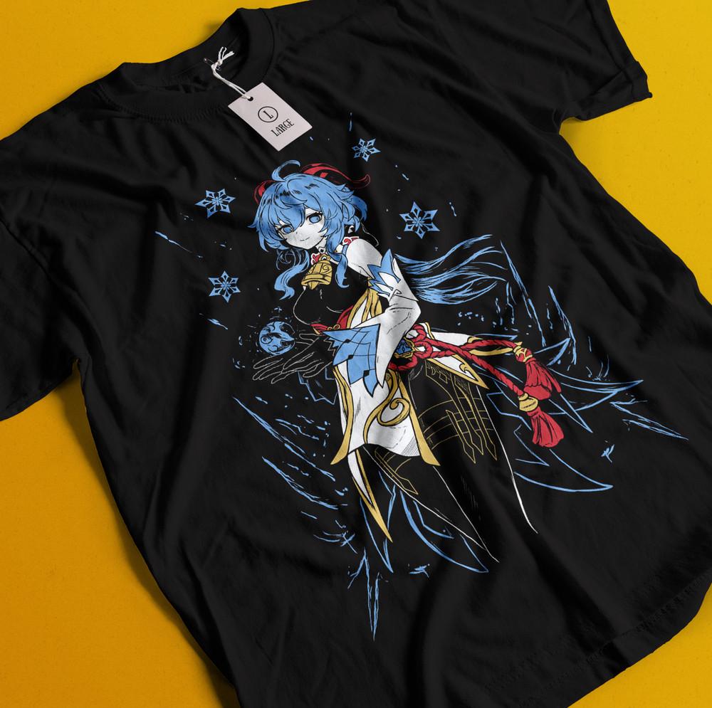 

Футболка Genshin Impact Сяо Футболка Горо Футболка Райдэн Сёгун Футболка Кли Тао Гань Юй M