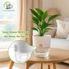 5Pcs/2pcs Self Watering Plastic Flower Pot Double Layer Hydroponics Plants Bonsai Pot Vases Succulent Potted Home Office Decor