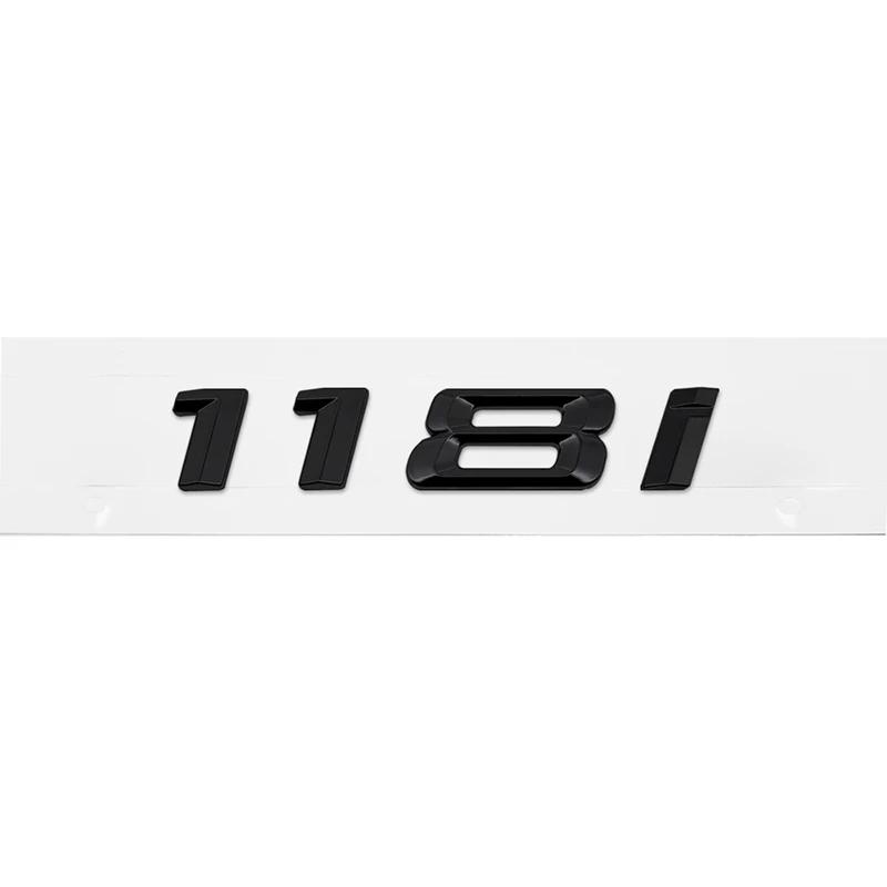 ABS Car Rear Trunk Letters Logo Badge Emblem Sticker For BMW 1 Series 116i 118i 120i 125i 130i 135i 140i E81 E82 E87 E88 F20 F21