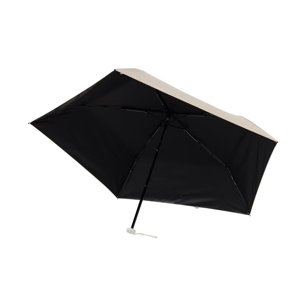 Francfranc Lightweight Solid Folding Beige for Both Sunny and Rainy Umbrella, 50cm, (Suitable Weather)