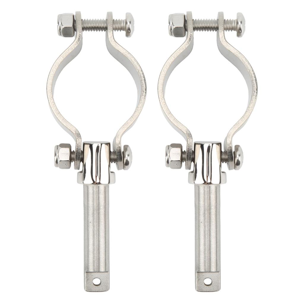 1 Pair Oar Lock Socket Side Mount 1 3 8in To 1 3 4in Inner Diameter Clamp On Row Lock Brackets