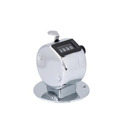 Mini Metal 4 Digit Number Handheld Hand Tally Counter for Sports Games Golf