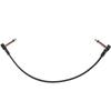 Guitar Black Patch Cable 15cm Flat Electric Guitar Pedal Connector