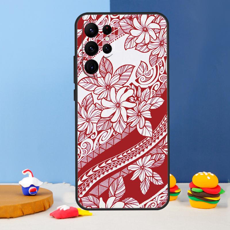 Maori Polynesian Samoan Tribal Phone Case For Samsung Galaxy S24 Ultra S9 S10 S20 FE S22 S21 S23 Plus S25 Ultra Cover Coque Galaxy S9
