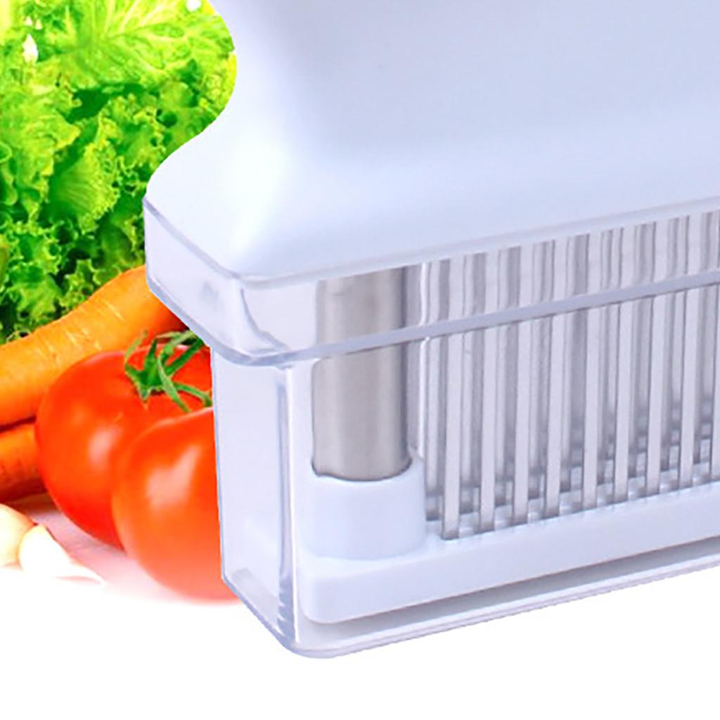 Meat Tenderizer Pork Beef Steak Needle 48 Blade Tenderizer Tool for Kitchen Cooking White